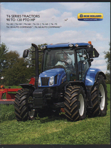 Foglietto brochure trattori