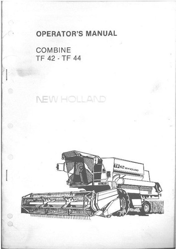 Manuale operatore new holland - manuale,