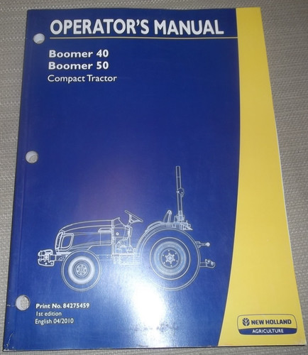 New holland boomer 50 - new,