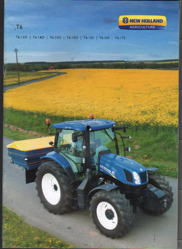 Foglietto brochure trattore