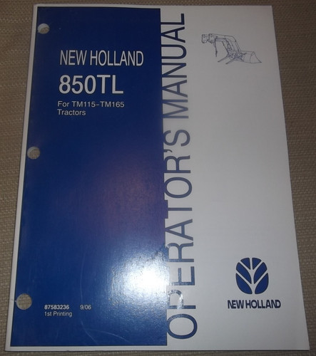 New holland 850tl - holland,