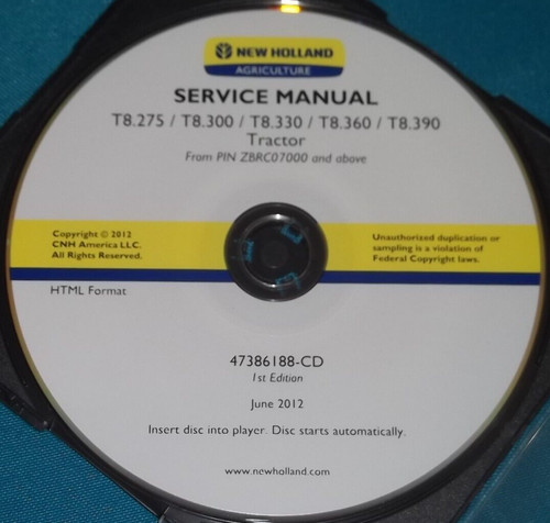 New holland 275 300 - new, t8.275