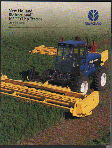 Foglietto brochure trattore