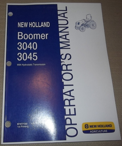New holland boomer - holland, 3040