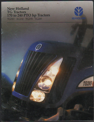 Scheda brochure trattori - , "tg"