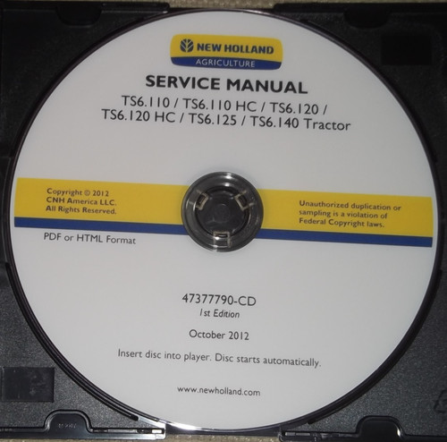 New holland ts6 110 - ts6.120, hc